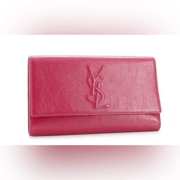 Yves Saint Laurent Handbags - Yves Saint Laurent Leather Clutch Bag